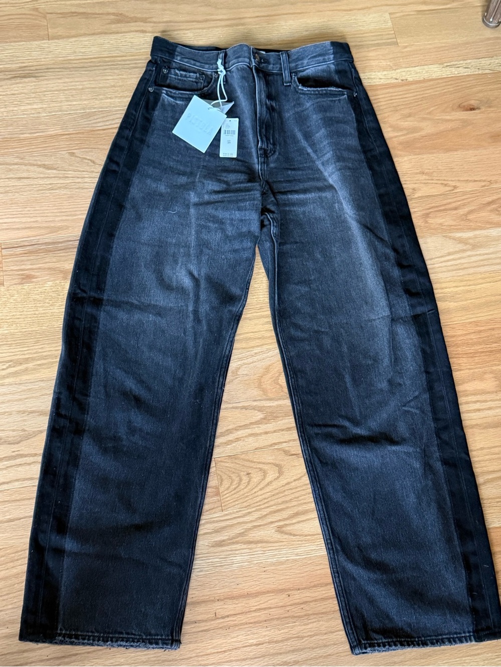 Pistola Wes Barrel High Rise Jeans Cinema - Picture 3 of 6